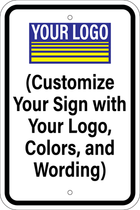 Custom Metal Vertical Sign, Upload Your Logo/Artwork, Aluminum/Polymetal, Reflective, Pre-punched Holes, Overlaminate Option, Quality for Long Life